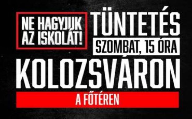 Kolozsváron is megmozdulást szerveznek a vásárhelyi katolikus gimnáziumért