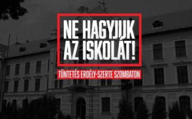 Erdély-szerte utcára vonul a magyar közösség a katolikus gimnázium védelmében