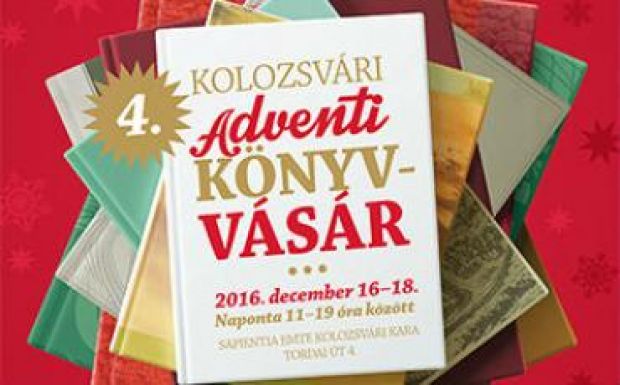 Pénteken kezdődik az adventi könyvvásár Kolozsváron