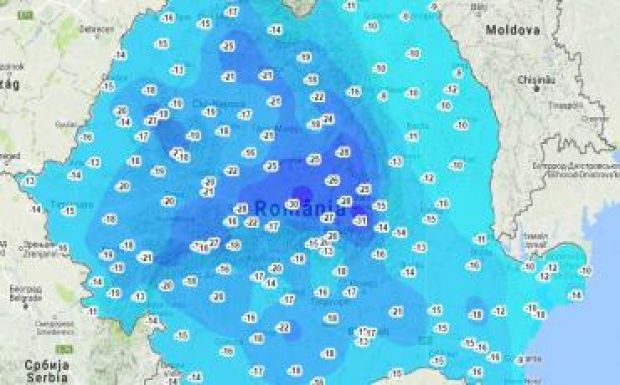 FRISSÍTVE: Mínusz 32 fok volt kedden reggel Bodzafordulón