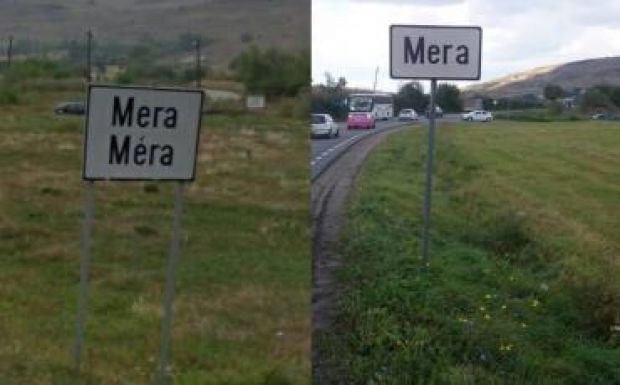 A prefektushoz fordul az RMDSZ a mérai helységnévtábla ügyében