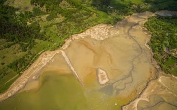 Így néznek ki madártávlatból Bözödújfalu maradványai