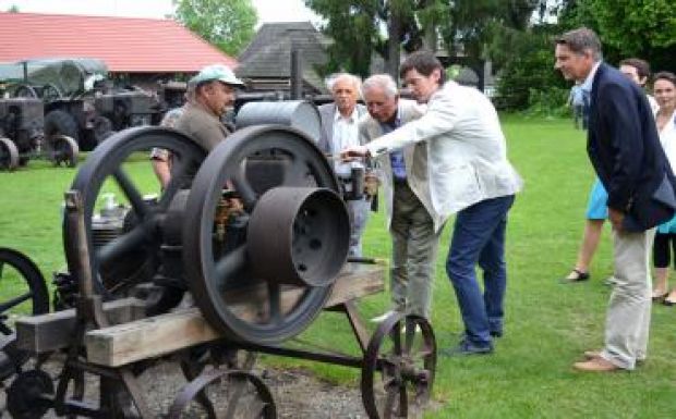 Károly herceg meglátogatta a csernátoni Haszmann Pál Múzeumot