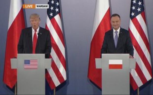 Trump: Washington együttműködik Varsóval 