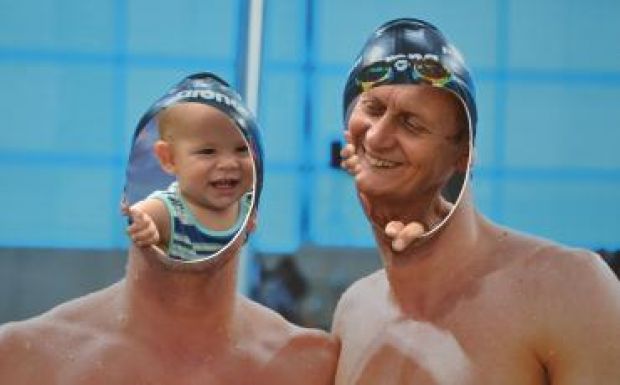 Vizes vb: amikor épp semmi nem történik a Duna Arénában...(NAGYKÉP)