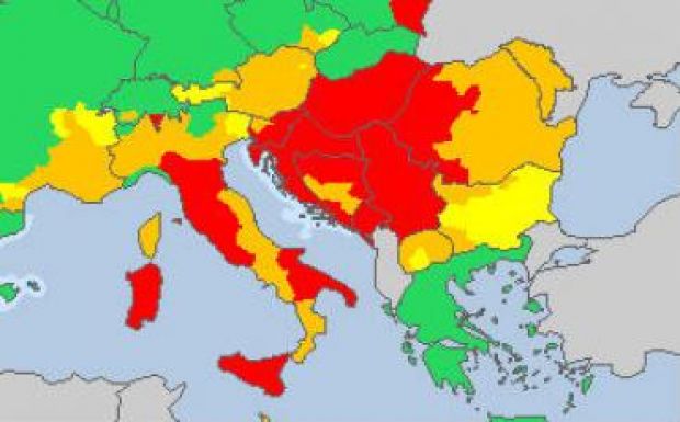 Lucifer fűti Dél- és Kelet-Európát