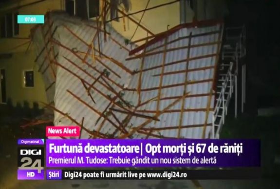 Nagyon megtépázta Temesvárt a vasárnapi ítéletidő