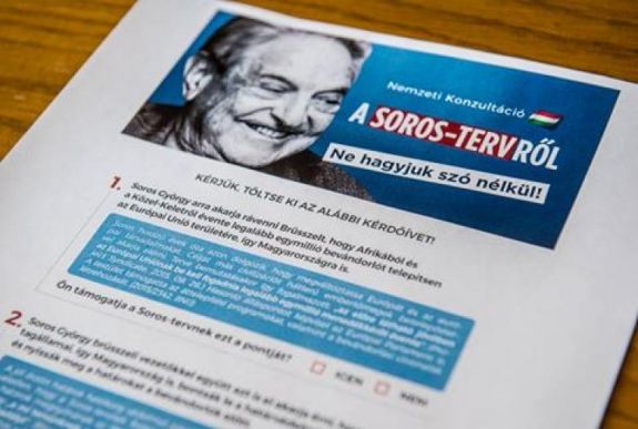 Közzétette a magyar kormány a „Soros-tervről” szóló nemzeti konzultáció kérdéseit