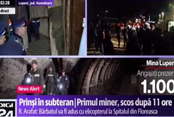 Megtalálták a lupényi bányaomlás áldozatait, egyikük meghalt