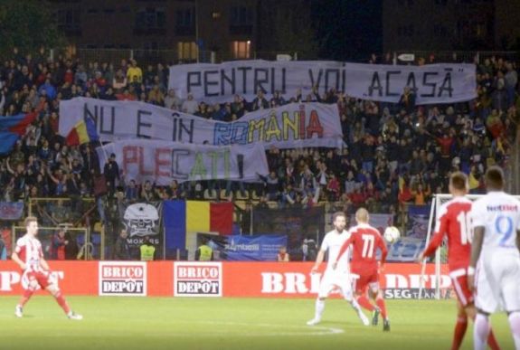 A Sepsi OSK-t is megbüntették, amiért a magyarokat gyalázták a román szurkolók