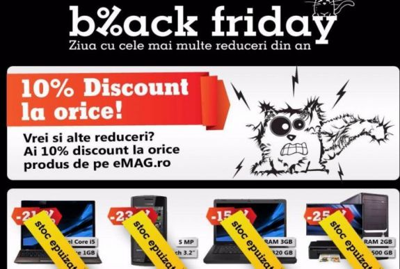 Az eMag kihirdette a Black Friday dátumát