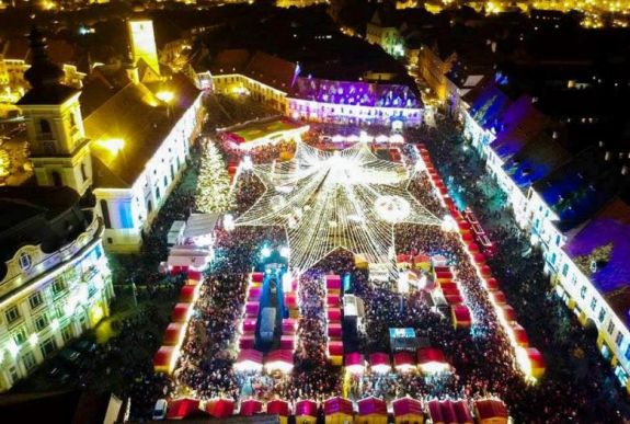 Már megnyílt a karácsonyi vásár Nagyszebenben