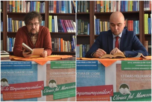 Színészek, újságírók vettek részt a marosvásárhelyi felolvasómaratonon