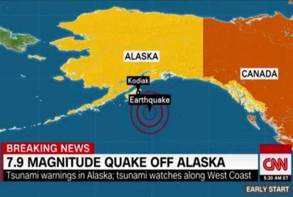 Cunamiriadót fújtak Alaszkánál