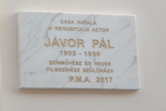 Emléktáblát avattak szülővárosában Jávor Pálnak