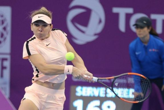 Simona Halep bejutott a dohai WTA-torna elődöntőjébe