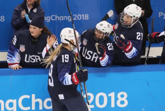 Pjongcsang 2018: az amerikaiak jutottak elsőként döntőbe a női hokisoknál