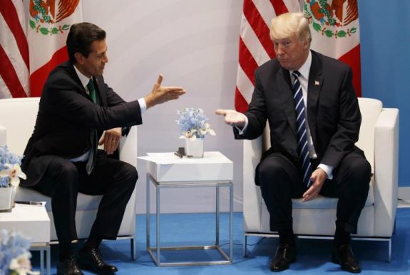 Összeveszett Trumppal a mexikói elnök a fal költségei miatt