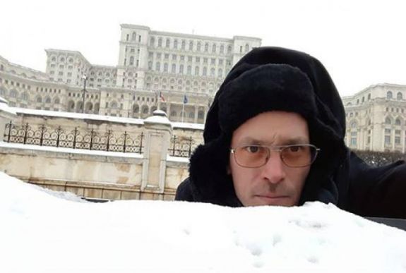 Bukarestben beszélgetett román fordítójával Gerlóczy Márton író