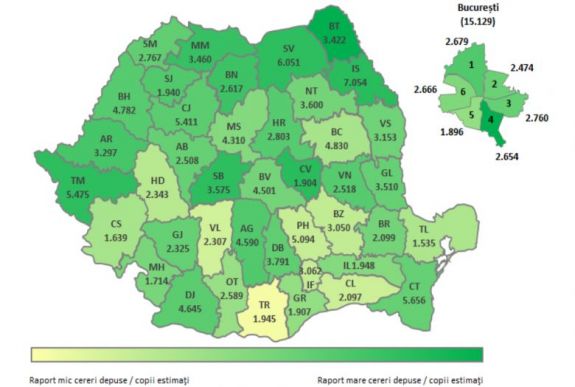 Beiskolázás: megyénként mutatjuk, hány gyermek iratkozott előkészítő osztályba