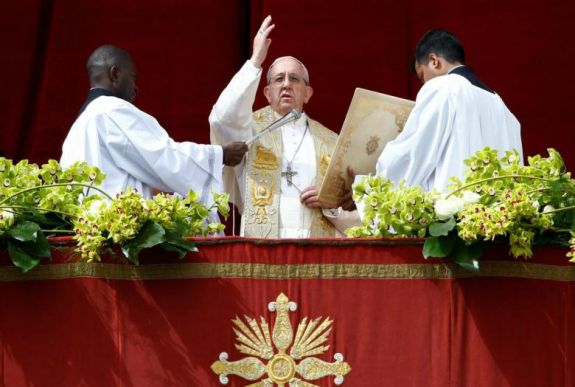 Urbi et orbi áldás: a szíriai „irtóháború” befejezését sürgette a pápa