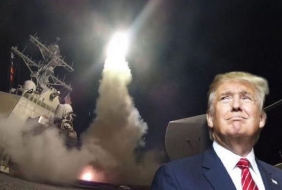 Donald Trump bejelentette, hogy légicsapásokat rendelt el Szíriában