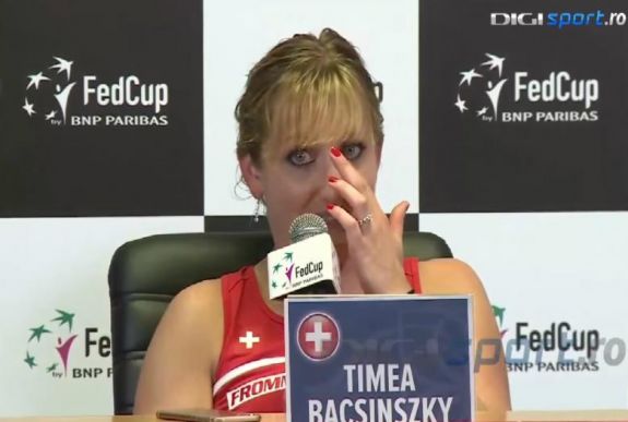 Megríkatták Bacsinszky Tímeát Kolozsváron