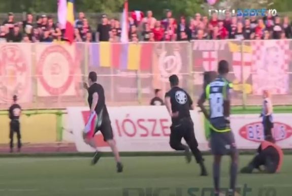 Megvan a bizonyíték: dinamós szurkoló okozta a sepsiszentgyörgyi incidenst