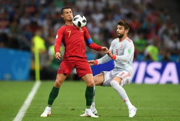 Látványos focit láttunk a vb első rangadóján: Portugália–Spanyolország 3-3