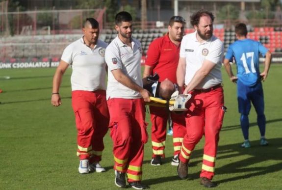 Európa Liga: hordágyon vitték le a Honvéd-meccs román bíróját