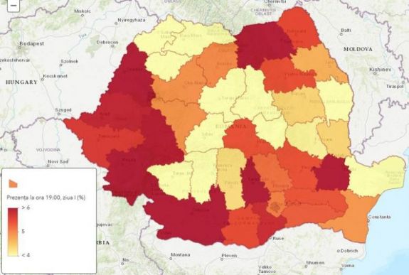 Népszavazási részvétel 19 órakor: Hargita és Kovászna megye az utolsó