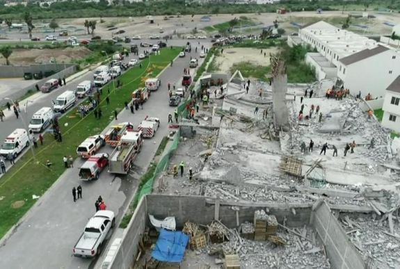  Összeomlott egy mexikói bevásárlóközpont, többen meghaltak