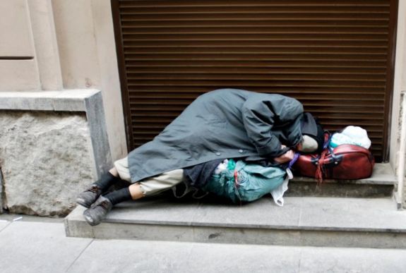 Halálra fagyott egy hajléktalan Sepsiszentgyörgyön