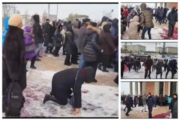 Egymást taposva tülekedtek az ortodox hívek a Nemzet Megváltása katedrálisnál