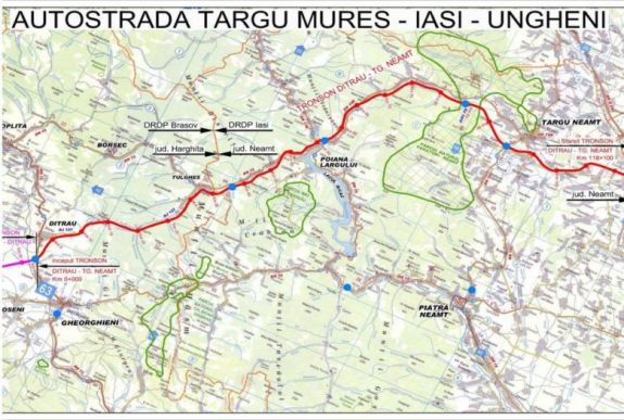 Hatályba lépett a Hargita megyét is átszelő autópályáról szóló törvény