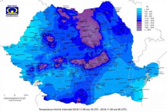 Nagyon hideg van Erdélyben, Hargita megyében -17 fok volt