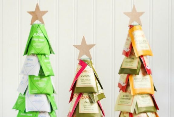Így készítsen karácsonyi teafát ajándékba