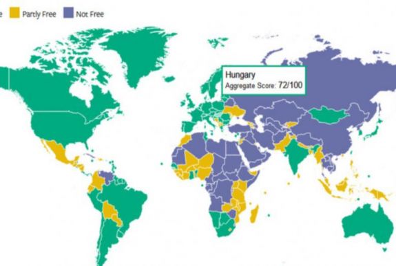 Freedom House: folytatódott tavaly a demokrácia hanyatlása a világban