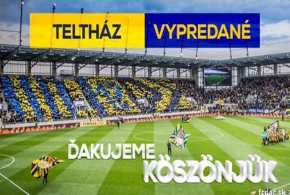 Teltház előtt játsszák le a Dunaszerdahelyen DAC-Slovan rangadót
