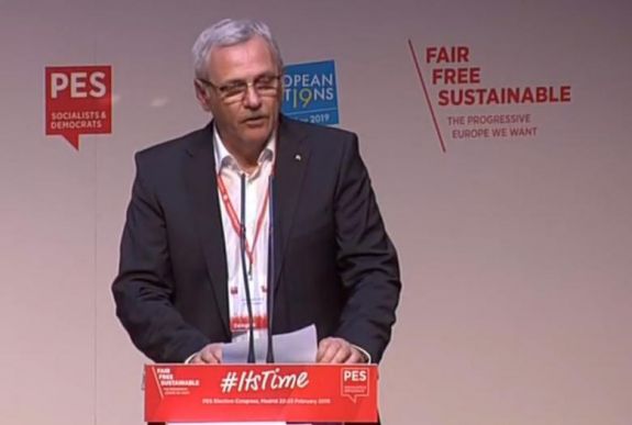 Vesszőfutásban volt része Dragneának a PSD pártcsaládjának kongresszusán