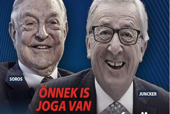Orbán bejelentette: lecserélik a Soros-Juncker plakátokat