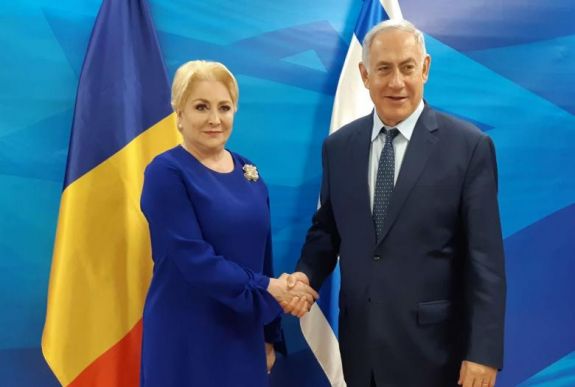 Viorica Dăncilă és Benjamin Netanjahu hétfőn Washingtonban találkoztak