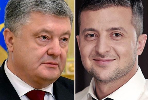Ukrán elnökválasztás – Felmérés: csaknem háromszor annyian támogatják Zelenszkijt, mint Porosenkót