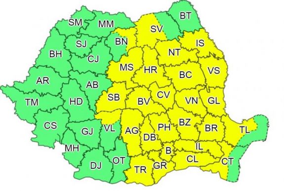 A fél országban viharok és felhőszakadások várhatók