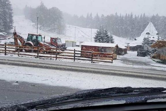 Télies idő május első hetében: hegyvidéken havazik Romániában