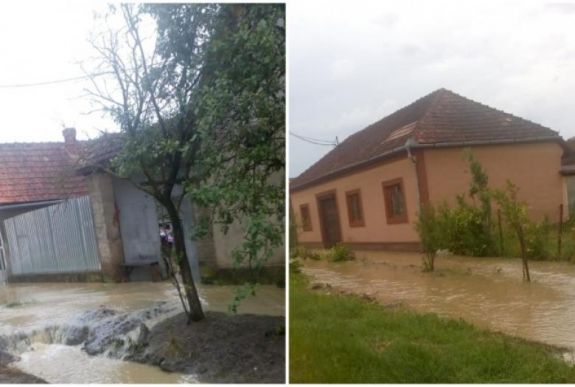 Háztartásokat öntött el a víz Arad megyében