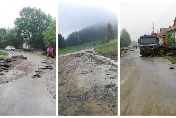 Jelentősek a károk Csíkszentmártonban az esőzések miatt