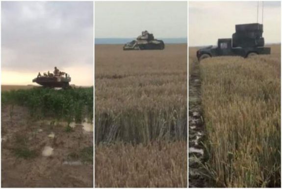 Letiporták a vetést az amerikai harckocsik a NATO-hadgyakorlaton