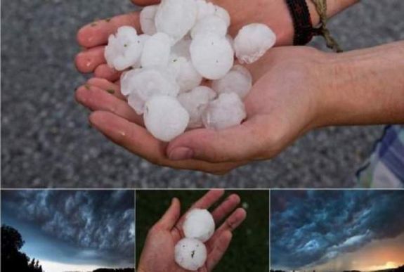 Viharos időjárással és jégveréssel kezdődik a hét az egész országban