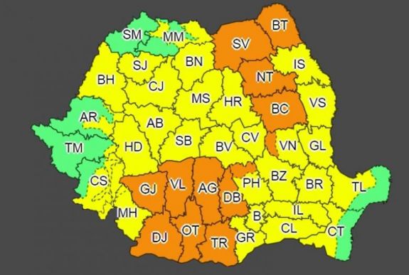 Másodfokú viharriadó van az ország egyharmadában